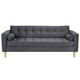 thumbnail image 1 of Sofa Retro 3cg Felpa 05 Gris, 1 of 6