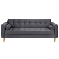 Bodevir - Sofa Retro 3Cg Felpa 05 Gris