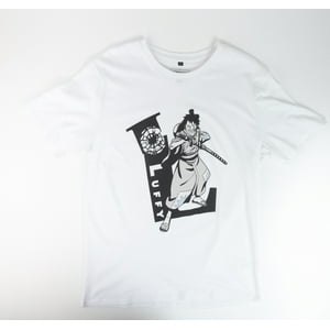 Polera Hombre You One Piece Luffy Blanco
