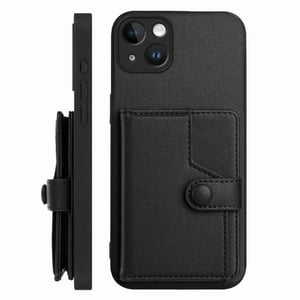 Foxdock Funda Para Iphone 15 Plus Con Bloqueo Rfid - Diseño Elegante Con Cierre De Botón