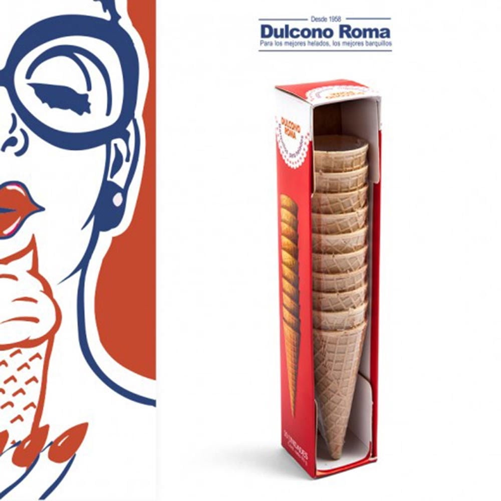 Caja De Barquillos None Dulcono Roma
