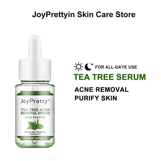 JoyPretty Acne Face Serum Tea Tree Pimple Removal Oil Control Moisturizing Skin Care Products Facial Serum Beauty Health