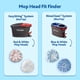 thumbnail image 2 of OCedar EasyWring Spin Mop Microfiber Refill, White Packaging, 2 of 3