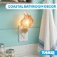 thumbnail image 2 of Luz Nocturna de Concha Real Tumbler Home Decoración Costera, 2 of 8