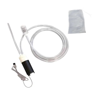 Magideal - Dispositivo Portátil De Succión De Vino Bomba De Vino Eléctrica Usb Elaboración Casera Filtro De Sifón De Cerveza Portátil Bomba De Sifón De Cerveza Tubo De Silicona De 15 M