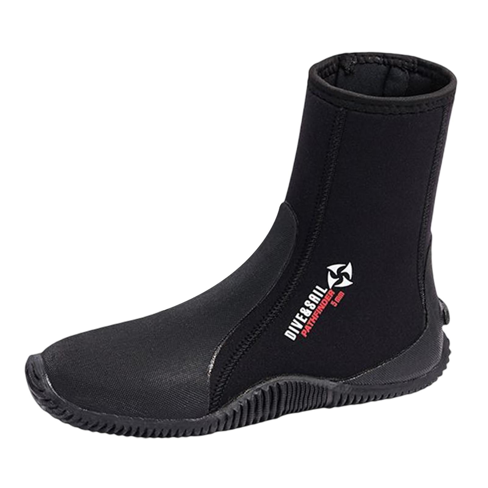 Magideal - Botas De Buceo De 5 Mm, Zapatos De Agua Térmica A Prueba De Frío Para Hombres Y Mujeres, Botines De Buceo Con Suela De Silicona Antideslizante, Botas , 39