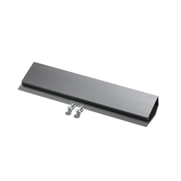 Tirador de uñero para gabinete MATOOYA de aluminio gris 15 cm