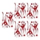 thumbnail image 1 of 5 Uds Decoraciones De Halloween Pegatinas Con Estampado De Sangre Para Decoración De Espejo Baño Huella De Mano, 1 of 5