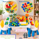 thumbnail image 3 of Mesa Didáctica Infantil 2 Sillas Bloques De Construcción, 3 of 8