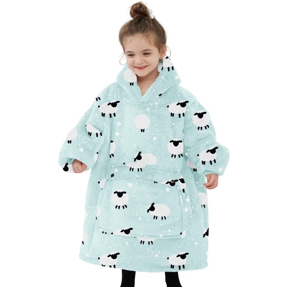 Sudadera Con Capucha Para Niños De 6 A 10 Años Franela Sherpa