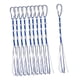 thumbnail image 2 of Juego De 10 Tzitzits Tradicionales Judíos Para Decoración Del Hogar, Para Pantalones, Manualidades, Vaqueros, Azul Y Blanco., 2 of 5