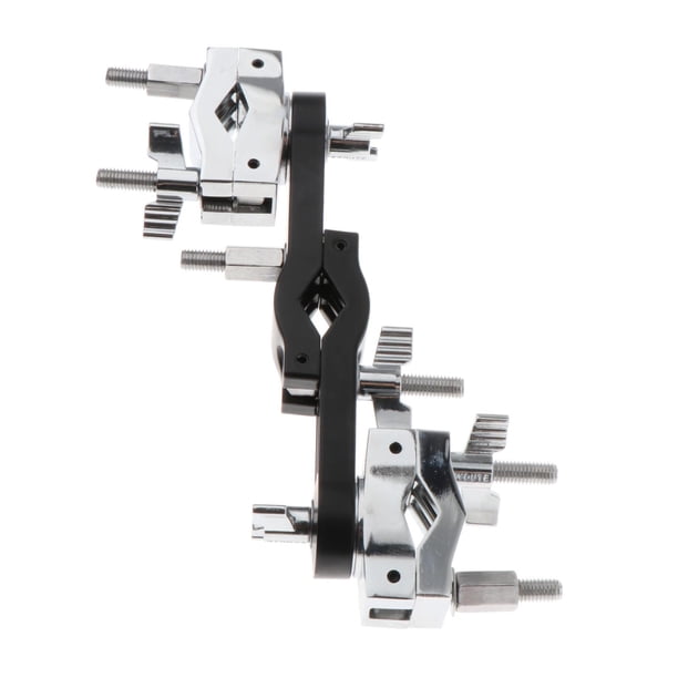 Hardware De Abrazadera De Estante De Tambor Práctico Para Accesorios De Instrumentos Musicales De Tambor De Jazz Estilo Negro A
