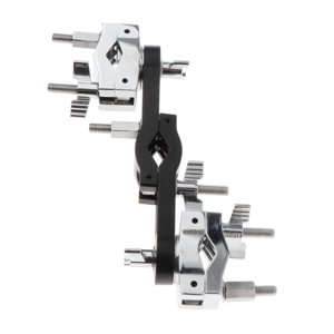 Bothyi - Hardware De Abrazadera De Estante De Tambor Práctico Para Accesorios De Instrumentos Musicales De Tambor De Jazz Estilo Negro A