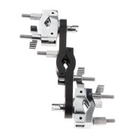 Bothyi - Hardware De Abrazadera De Estante De Tambor Práctico Para Accesorios De Instrumentos Musicales De Tambor De Jazz Estilo Negro A