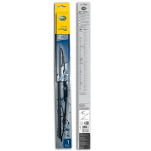 Plumilla Hella Delantera 21 Pulgadas 53 Cm Con Adaptadores Negro