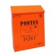 thumbnail image 5 of Creative Iron Mail / Letter / Post / Newspaper Holder Box Orange Red_Big Letters, 5 of 5
