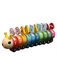 Otuti - Tren Aprendizaje Concuna Magnética Juguete Madera Montessori