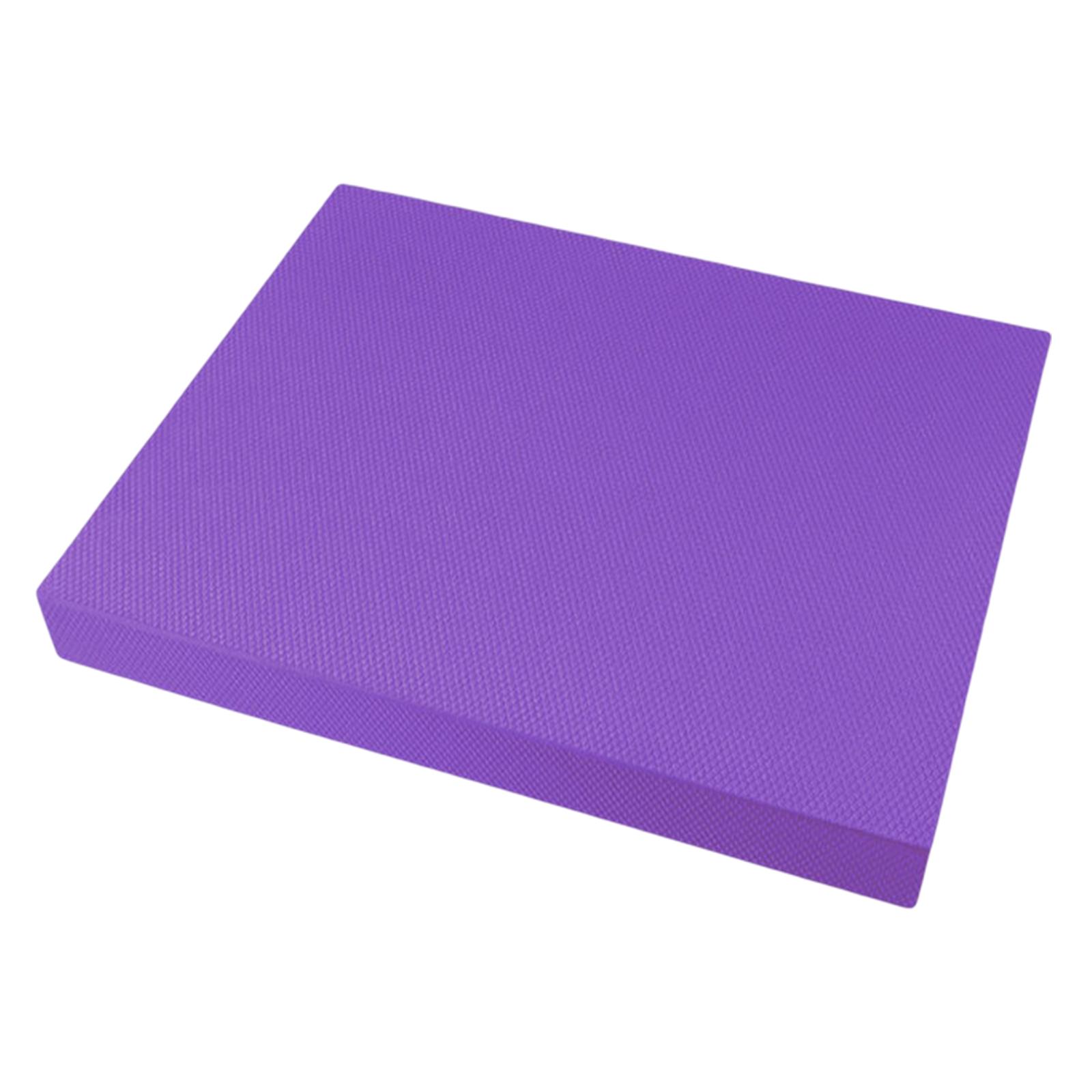 Magideal - Almohadilla De Equilibrio Cojín De Equilibrio Suave Antideslizante 40 Cm X 33 Cm Rodillera Para Ejercicio Entrenador De Estabilidad Para Entrenamiento , Violeta