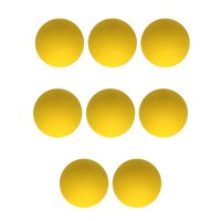 Magideal - 8 Uds Pelotas De Reacción Que Rebotan, Pelotas De Entrenamiento De Reacción Elástica, Pelotas De Ejercicio Pequeñas Divertidas, Bolas De Pared De Plás Amarillo