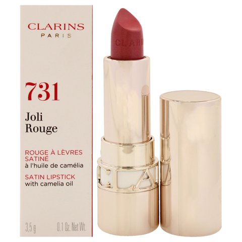 Clarins - Barra De Labios Satinada Joli Rouge - 731 Rosa Baya