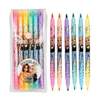 Tienda Lillifee - Set De 6 Increibles Rotuladores De Colores Pastel Con Doble Punta De Topmodel