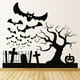 thumbnail image 2 of Decomural Halloween Graveyard Bats Pumpkin WS-45439, 2 of 2
