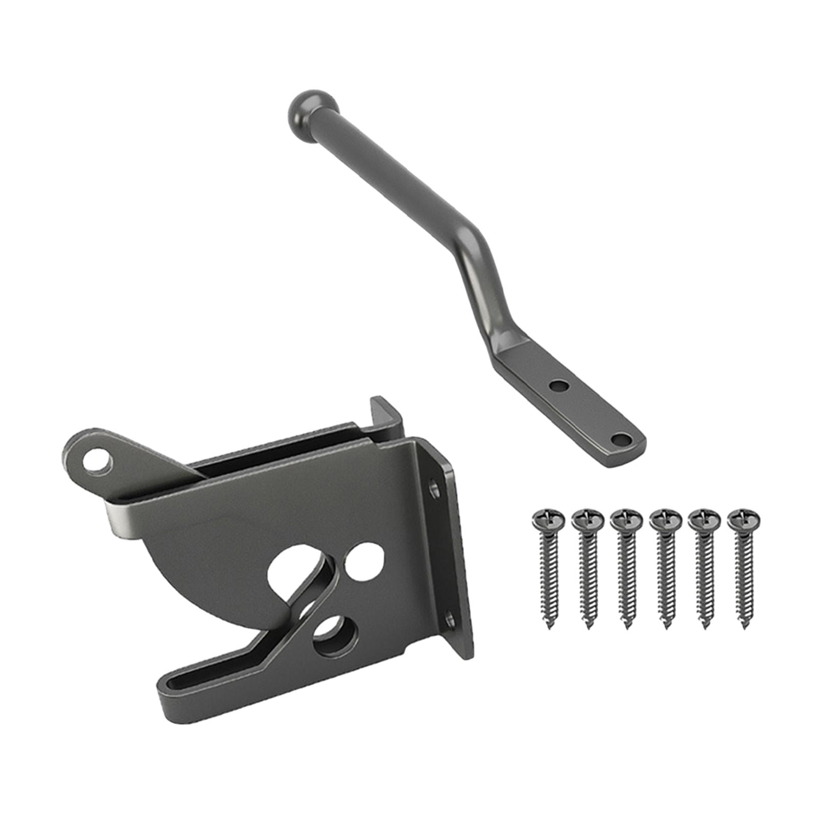 Bothyi - Pestillo De Puerta De Cerca, Cierre Automático Para Patios, Cerradura De Puerta De Granero Versátil Y Resistente, Larga