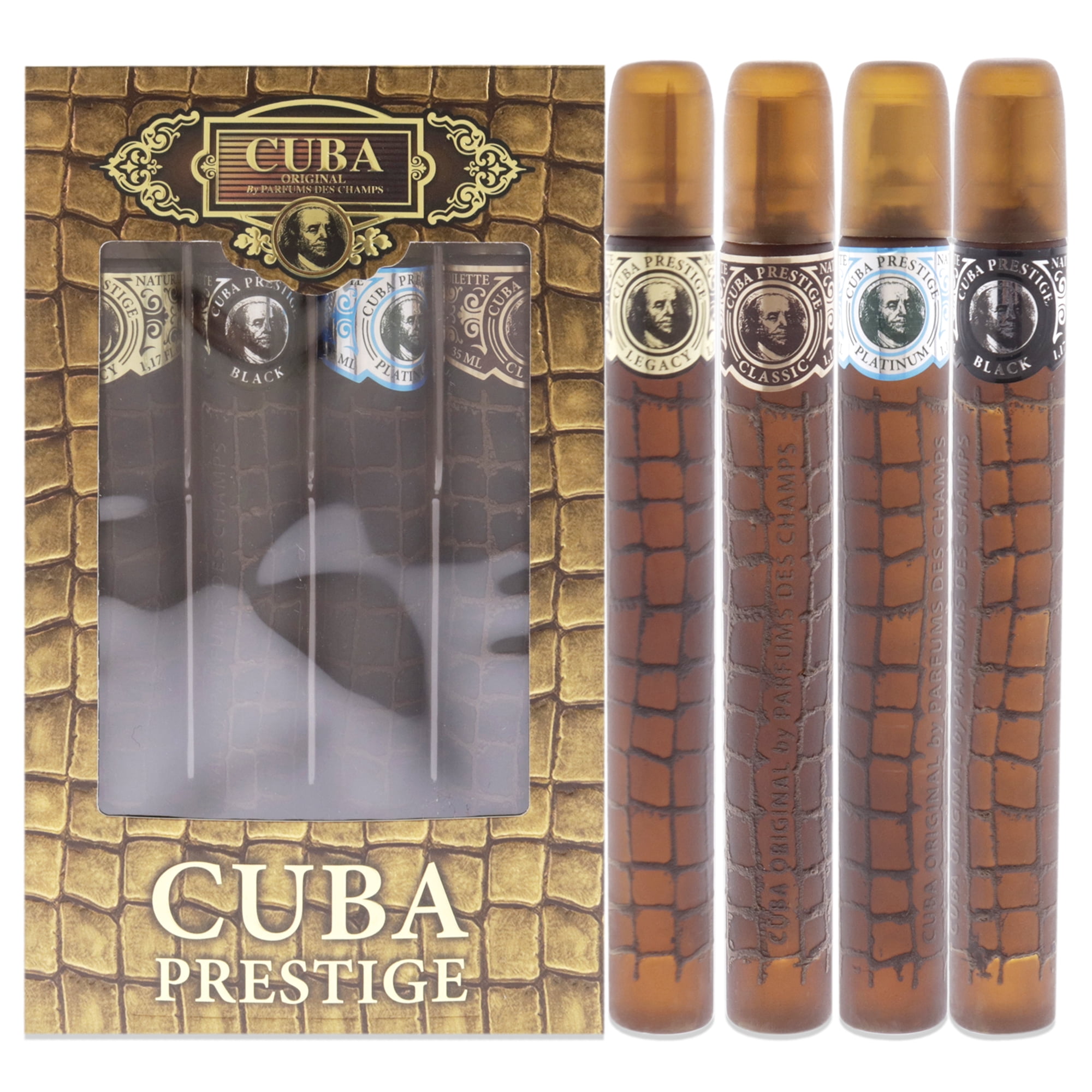 Set De Regalo Perfume Cuba Prestigio Edt 38ml Hombre