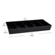 thumbnail image 3 of Organizador de mesada con bandeja para aperitivos Mind Reader, color negro, 3 of 7
