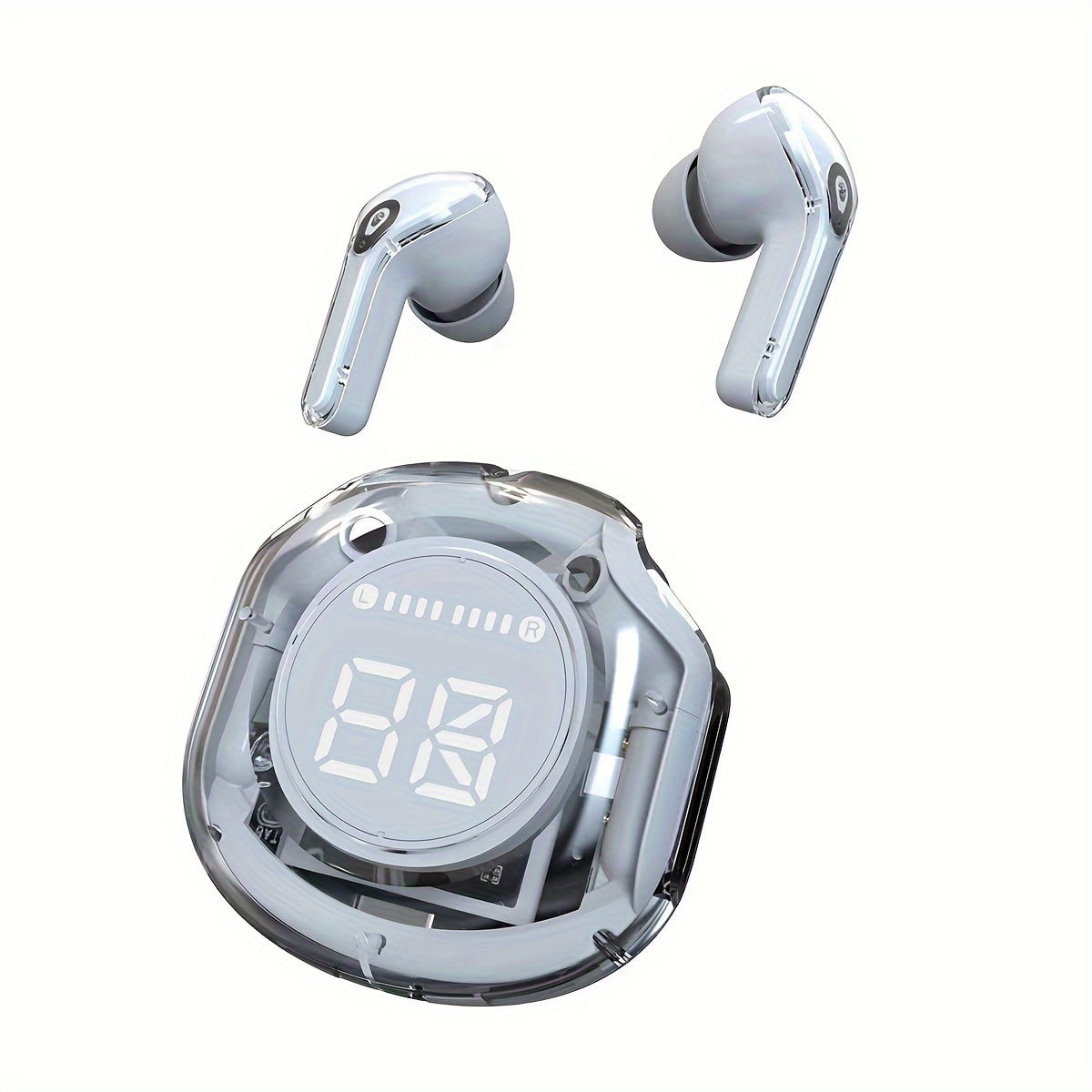 Rondon - Acefast Auriculares Inalambricos Bluetooth Pantallla Led