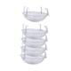 thumbnail image 2 of Paquete de 5 Platillos Transparentes para Plantas con Ganchos, Bandeja de Goteo para Drenar El Agua, Recipiente Decorativo para Plantas para El Alféiz, 2 of 5