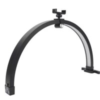 Leon Import - Lampara Led Media Luna Mesa Con Soporte Para Teléfono