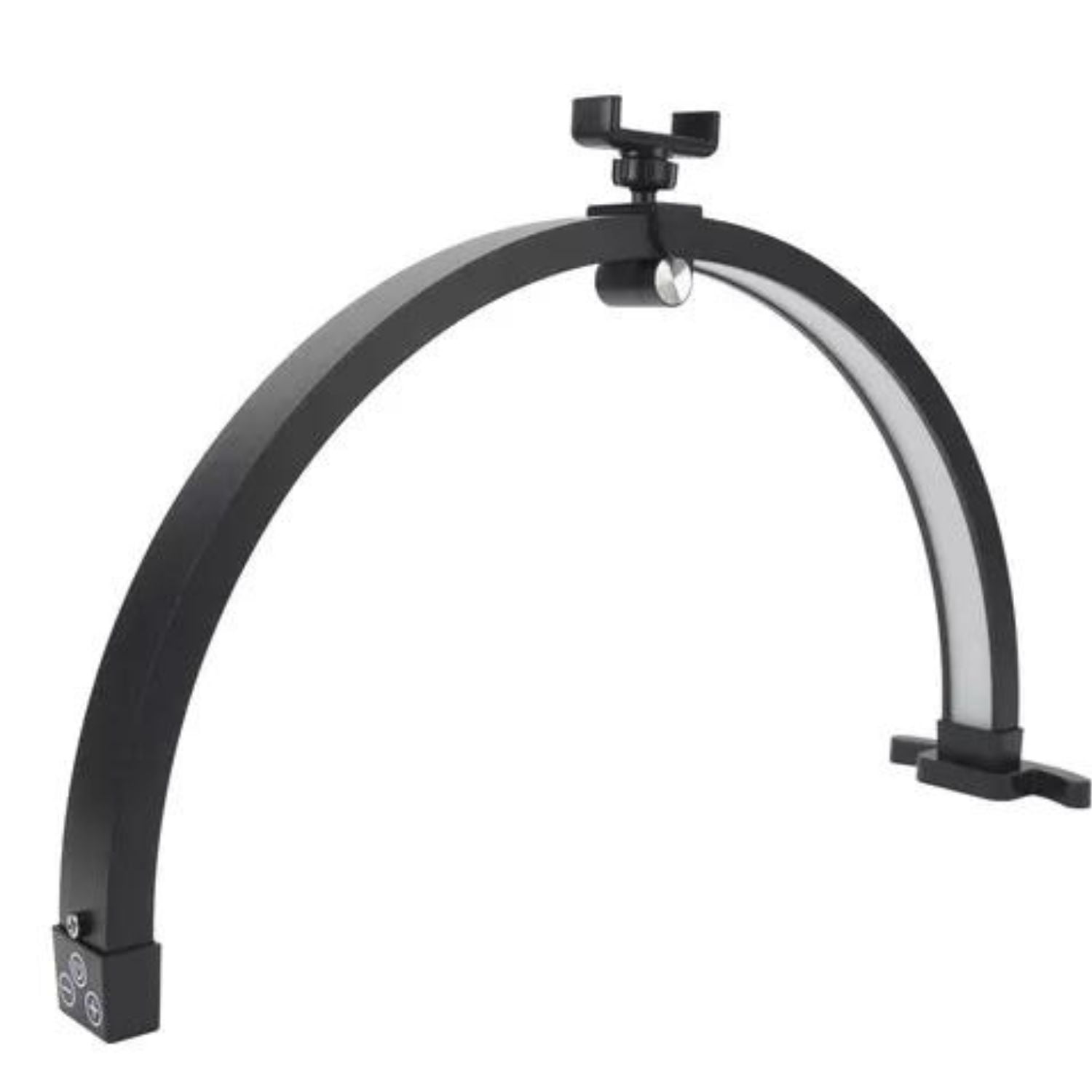 Leon Import - Lampara Led Media Luna Mesa Con Soporte Para Teléfono