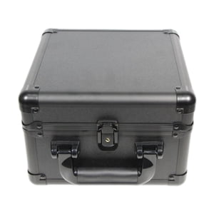 Magideal - Caja De Almacenamiento Para Tarjetas Con Divisores Y Protector De Cartón Organizador Multifuncional Para Colección Fabricada En Aleación De Aluminio C Escarchado
