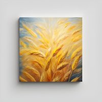 Genérico - Cuadro Abstracto Estilo Óleo 40X40 Cm