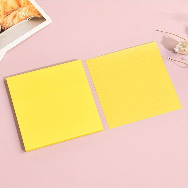 50 Sheets Creative Transparent PET Memo Pad - Perfect for School Supplies, Planner Stickers & Sticky Notes!