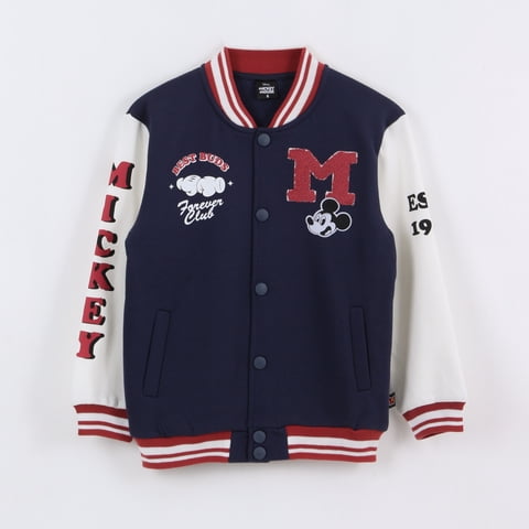 Chaqueta Niño College Bomber Mickey Mouse Azul Disney