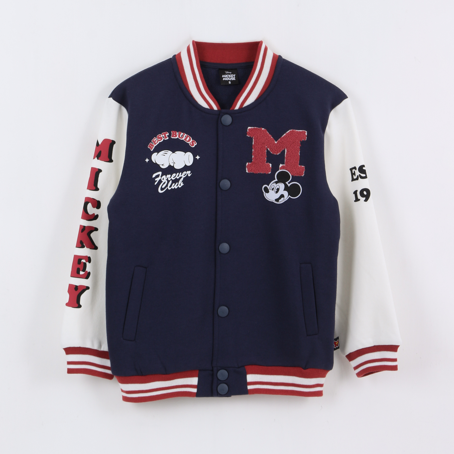 Chaqueta Niño College Bomber Mickey Mouse Azul Disney