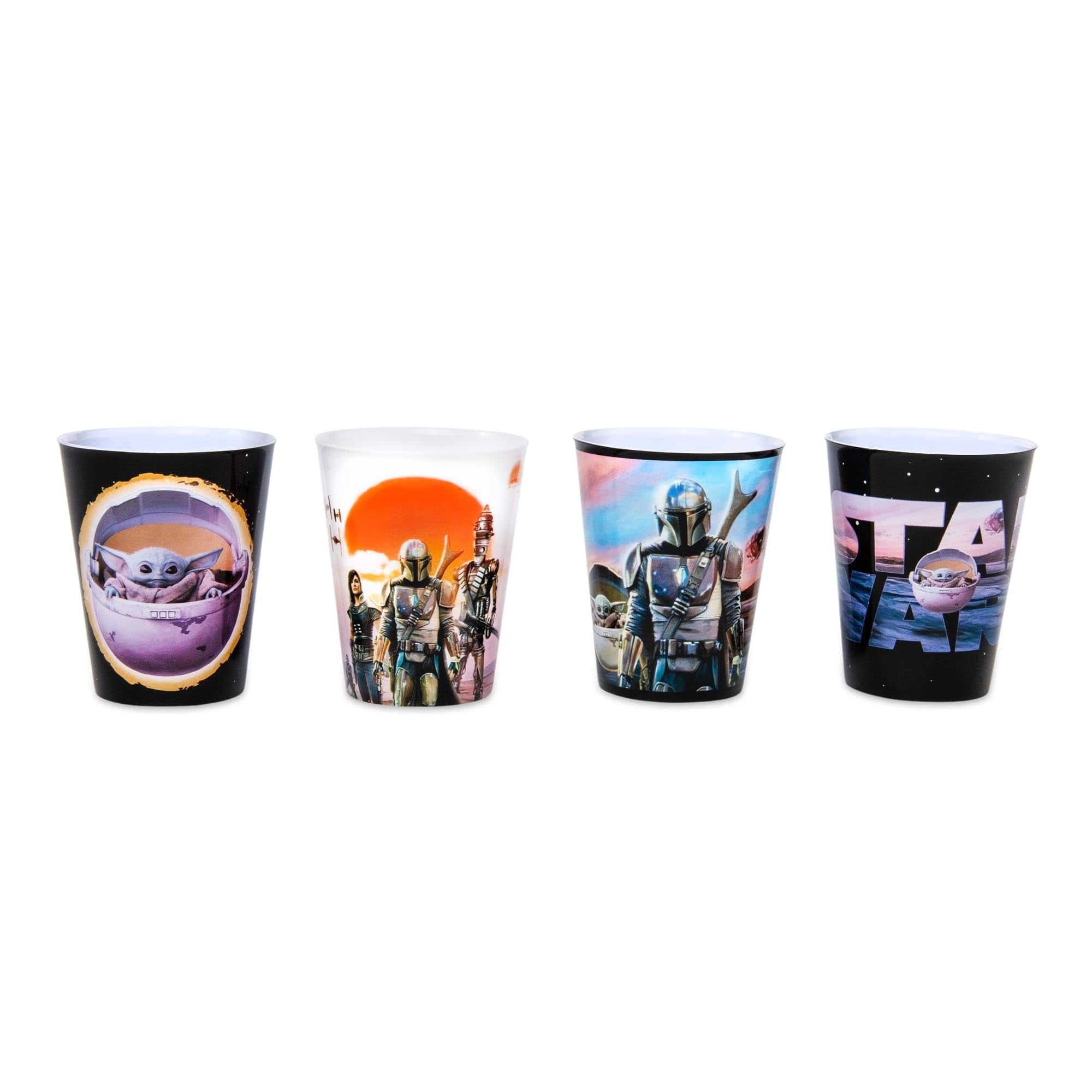 Minitazas Star Wars The Mandalorian, 45 Ml, Juego De 4