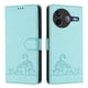 thumbnail image 2 of Funda tipo cartera FOXDOCK para Xiaomi Poco F7 Pro 5G con soporte, ranuras, RFID, diseño de gato, 2 of 5