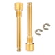 thumbnail image 1 of 2 Piezas De Pernos De Freno De Disco De Bicicleta, Insertos De Pasador, Tornillo De Rosca M4, Tornillos De Freno De Bicicleta Dorados, 1 of 5