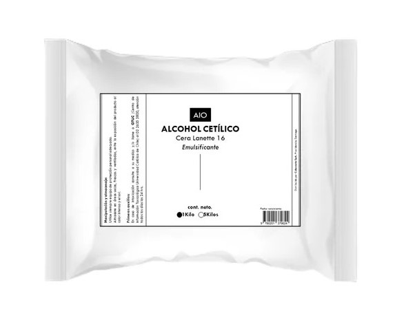 Aio - Alcohol Cetílico Cera Lanette 16 Grado Cosmético 1Kg