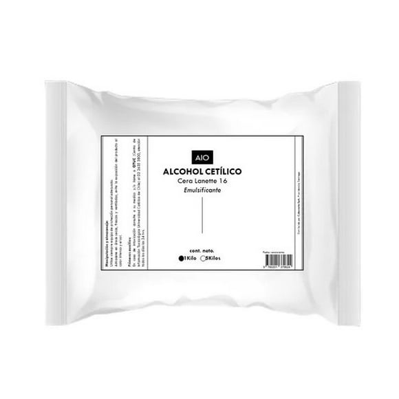 Alcohol Cetílico Cera Lanette 16 Grado Cosmético 1kg