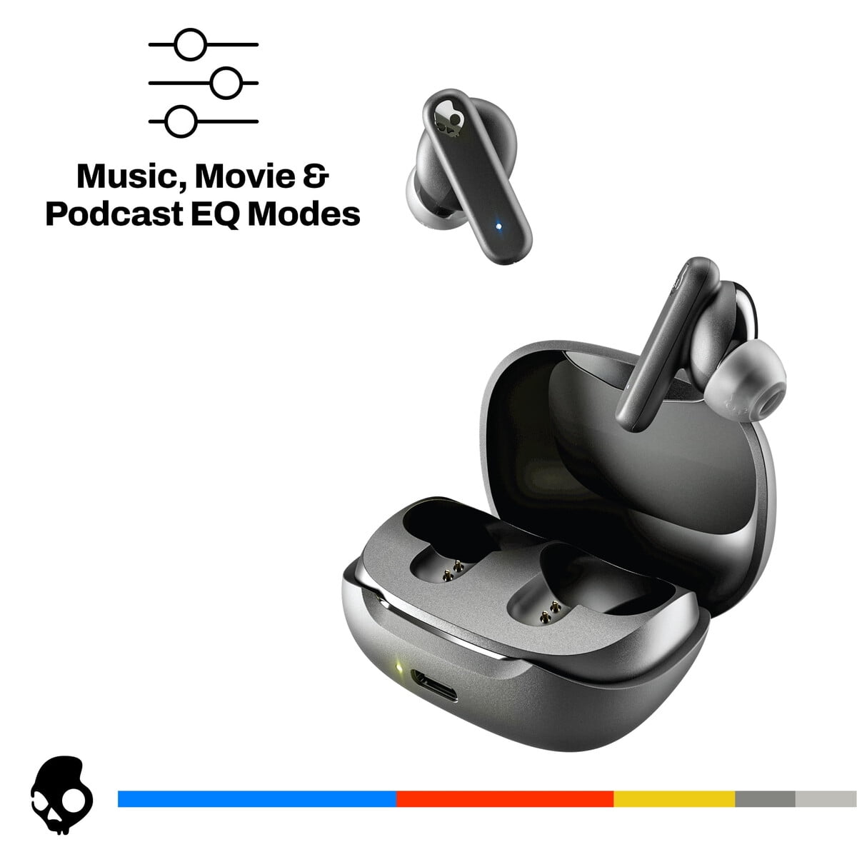 Audafonos Skullcandy Smokin Buds Xt Inalambricos Bluetooth Negro