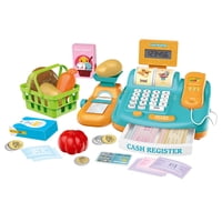 Otuti - Caja Registradora Con Canasto Supermercado Luces Y Sonidos