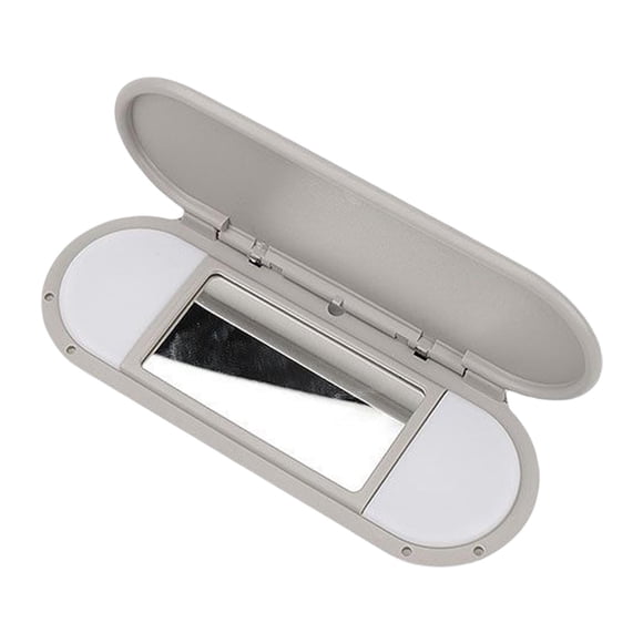 Visor Vanity Mirror Frame Cover Sunroof Reemplaza para MINI F56 F60 Easy Install , GRIS