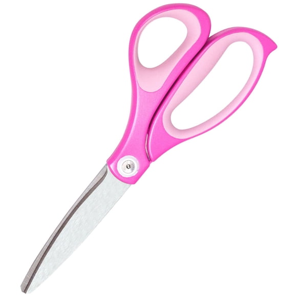 Tijeras PLUS Fit Cut Curva 20 cm Rosa