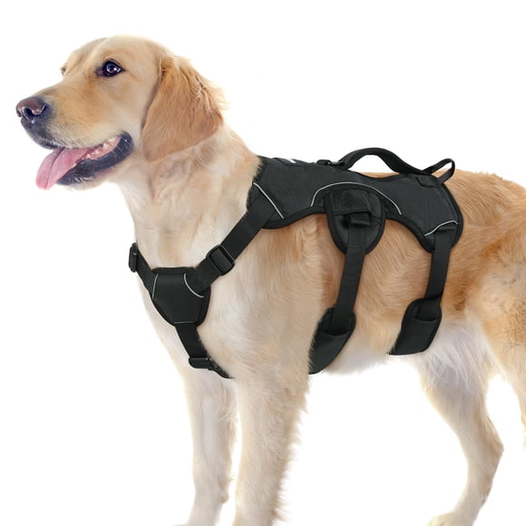 Arnés para perros Rabbitgoo Escape Proof de cuerpo entero L negro