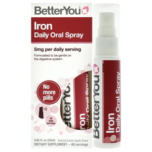Spray Bucal De Hierro De Betteryou Para Unisex - Spray De 0,85 Oz