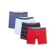 thumbnail image 1 of Calzoncillos tipo bóxer Tommy Hilfiger de algodón elástico para hombre, paquete de 4, 1 of 2